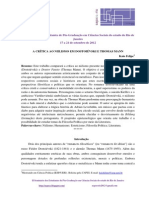 A Critica Ao Niilismo em Dostoievski e Thomas Mann