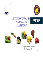 Reologia en Alimentos