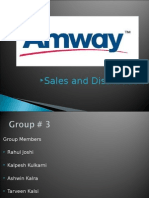 Distribution of Amway