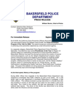 Bakersfield Police Department: Press Release