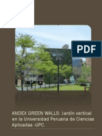 Andex Green Walls Jardín Vertical en La Universidad Peruana de Ciencias Aplicadas - Upc