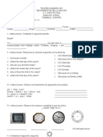 Examen Ingles Diagnostico