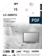 LC-32E67U: Sharp Electronics Corporation Sharp Corporation