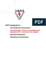 CSCT Exam Handguide For Members English June2010