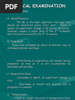 Physical Examination For OB