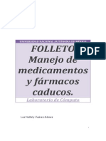 Folleto de Medicamentos y Fármacos Caducos