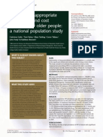 Potentially Inappropriate Prescribing and Cost Outcomes For Older People: A National Population Study