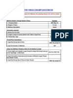 American & Efird Thread Consumption Estimator