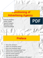 Functioning of Advertising Agency