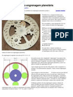 Cálculo Da Razão de Engrenagem Planetária