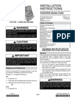 Lennox CX34 CX33 Coils Installation Manual