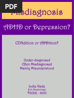 Misdiagnosis: ADHD or Depression?