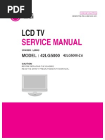 LG Ld84d Chassis 42lg5000 LCD TV SCH