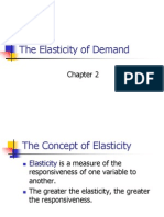 The Elasticity of Demand