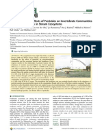 Thresholds For The E Ffects of Pesticides On Invertebrate Communities and Leaf Breakdown in Stream Ecosystems