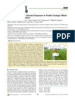 How To Characterize Chemical Exposure To Predict Ecologic E Ffects On Aquatic Communities?