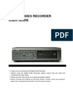 Digital Video Recorder User Guide: VER M1.3