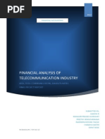 Financial Analysis of Telecommunication Industry