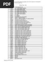 Walgreens GF List