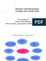 TPM Pillar Management Index & Activity Index