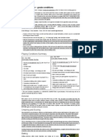 Senior Premier - Grade Conditions