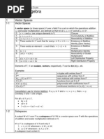 Linear Algebra Study Guide: MIT