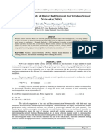 A Comparative Study of Hierarchal Protocols For Wireless Sensor Networks (WSN)