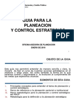 Guia Planeacion y Control Estrategico - OAP