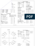 Trig Cheat Sheet