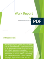 Work Report On Automated Hydraulic Jack System