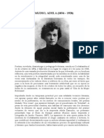 Adela Zamudio Bio