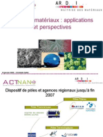 1 - Les Nanomatériaux-Applications Et Perspectives - Mlle Gallet