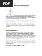 Chakras y Bloqueos Energéticos