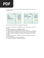 EJERCICIO (Balanza de Comprobacion