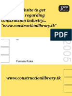 Formula Rules of JCT