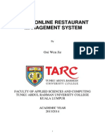 OoiWenJieAIA201314F Online Restaurant Management System