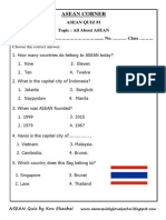 Asean Quiz 1