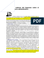 Ultimísimas Noticias Del Supremo Sobre El Doble Silencio Administrativo