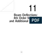 Beam de Ections: 4th Order Method and Additional Topics