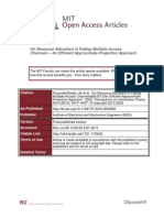 On Resource Allocation in Fading Multiple Access Channels - An Efficient Approximate Projection Approach