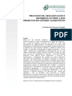 Processo de Armazenagem e Distribuição Física Dos Produtos Do Gênero Alimentício