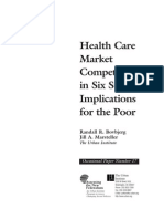 Healthcare Market Competition 1998