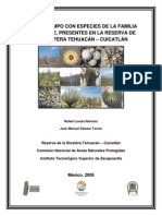 Guía de Campo Con Especies de La Familia Cactaceae Presentes