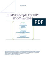 DBMS - IBPS Study Material