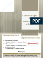 Espectroscopia de Luminescência Molecular