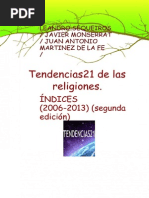 INDICES Tendencias21 de Las Religiones 20062013 Segunda Edicion PDF