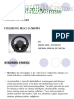 Steering Gears Steering Mechanisms: BY NIKHIL BAHL 2K7/ME/267 Raghav Saxena 2K7/Me/284