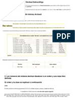 Características Del Sistema Decimal Indoarábigo