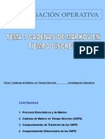 CMTD - Cadenas de Markov en Tiempo Discreto