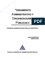 2 Pensamiento Administrativo y Organizaciones Publicas II - Do